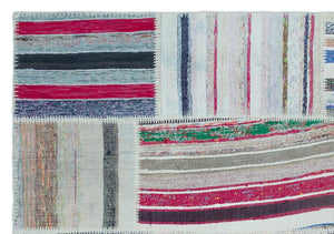 Apex Kilim Patchwork Unique Striped 25486 160 x 230 cm