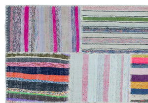 Apex Kilim Patchwork Unique Striped 25493 160 x 230 cm