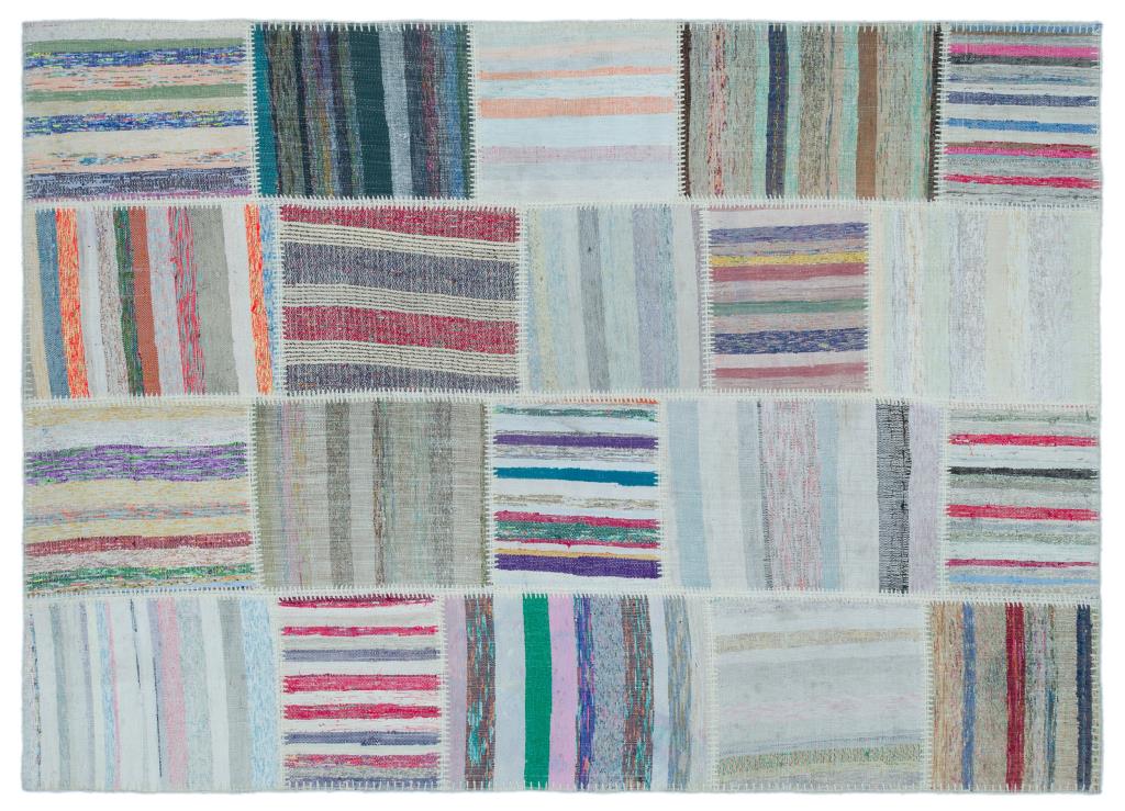 Apex Kilim Patchwork Unique Striped 25509 158 x 222 cm