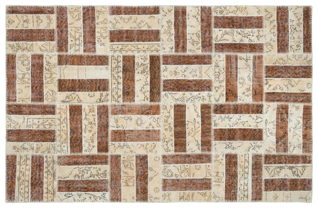 Apex patchwork carpet beige 20680 160 x 250 cm