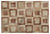 Apex Patchwork Carpet Beige 21436 160 x 242 cm