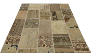 Apex patchwork carpet beige 21499 160 x 230 cm