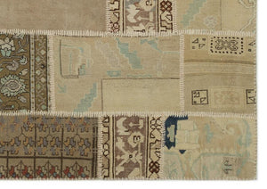 Apex patchwork carpet beige 21499 160 x 230 cm