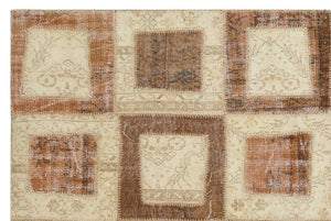 Apex Patchwork Halı Bej 21584 160 x 233 cm