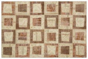 Apex Patchwork Halı Bej 21584 160 x 233 cm