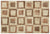 Apex patchwork carpet beige 21584 160 x 233 cm