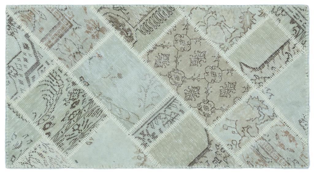 Apex patchwork carpet beige 25070 80 x 150 cm
