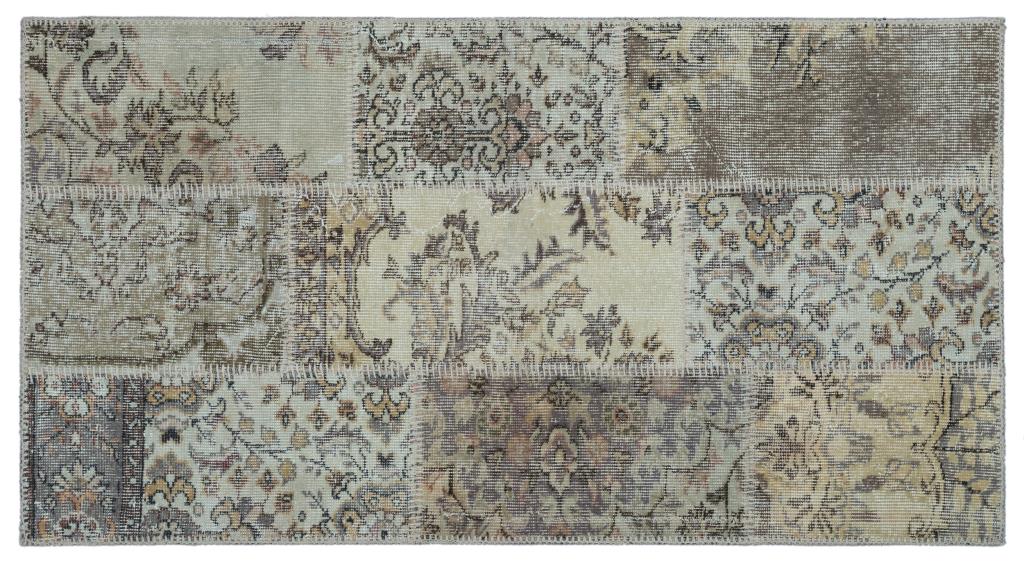 Apex patchwork carpet beige 25887 80 x 150 cm