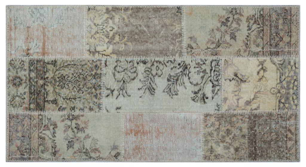 Apex patchwork carpet beige 25892 80 x 150 cm