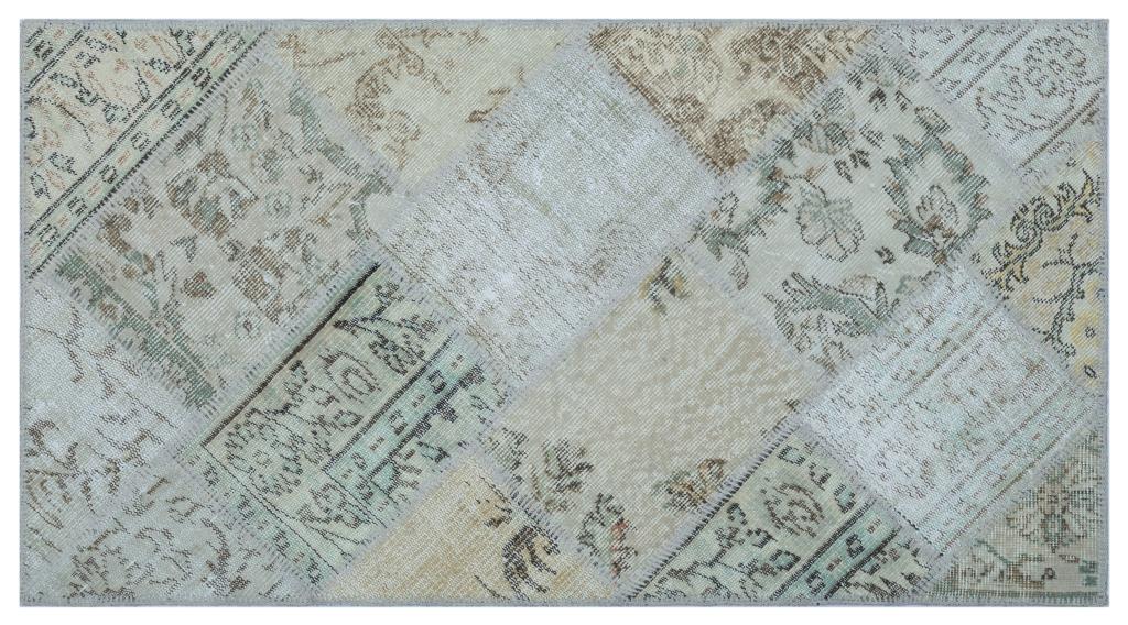 Apex patchwork carpet beige 26053 80 x 150 cm