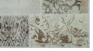 Apex patchwork carpet beige 26061 80 x 150 cm