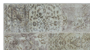 Apex patchwork carpet beige 26112 80 x 150 cm
