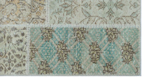 Apex patchwork carpet beige 26132 80 x 150 cm