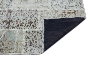 Apex patchwork carpet beige 26140 80 x 150 cm