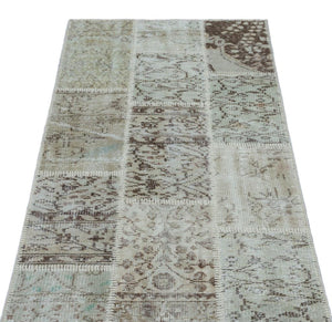 Apex patchwork carpet beige 26140 80 x 150 cm