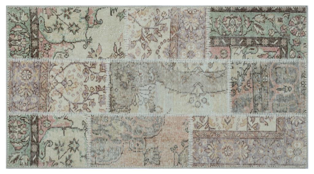 Apex patchwork carpet beige 26175 80 x 150 cm
