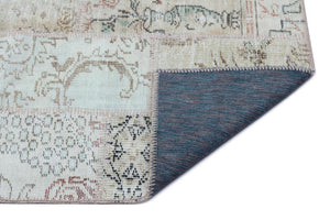 Apex patchwork carpet beige 26198 80 x 150 cm