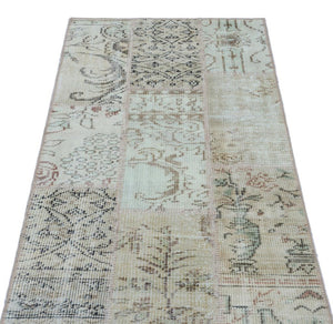 Apex patchwork carpet beige 26198 80 x 150 cm