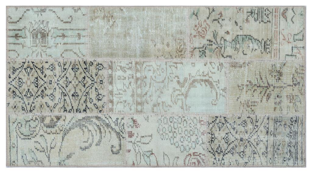 Apex patchwork carpet beige 26198 80 x 150 cm