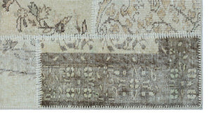 Apex patchwork carpet beige 26238 80 x 150 cm