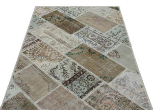 Apex Patchwork Halı Bej 26570 120 x 180 cm