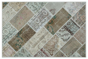 Apex Patchwork Halı Bej 26570 120 x 180 cm