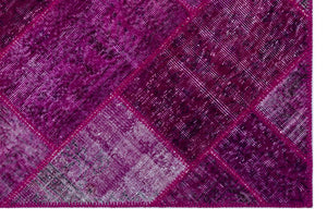 Apex Patchwork Carpet Fuchsia 26604 120 x 180 cm