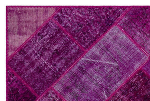 Apex Patchwork Carpet Fuchsia 26604 120 x 180 cm