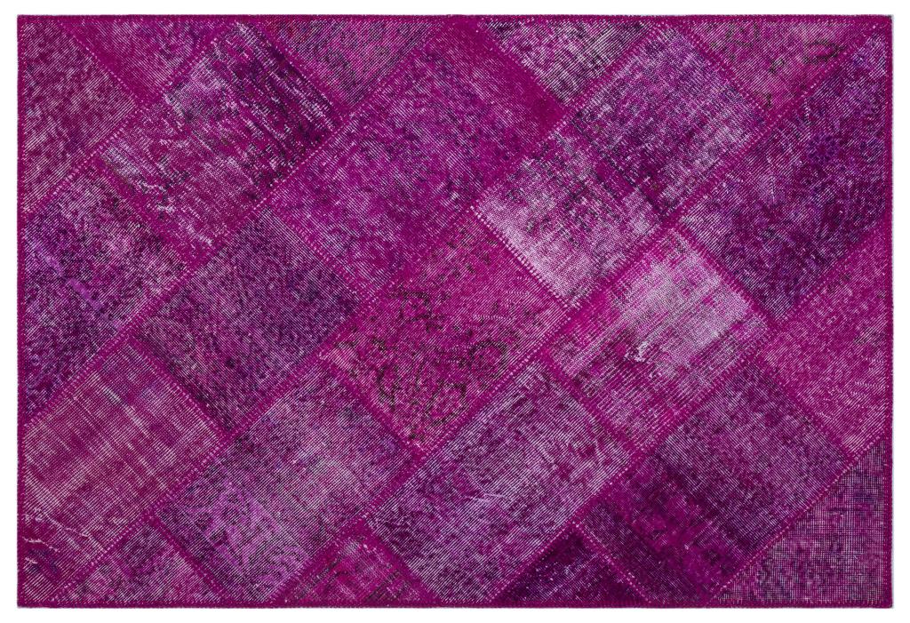 Apex Patchwork Carpet Fuchsia 26644 120 x 180 cm