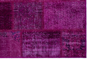 Apex Patchwork Carpet Fuchsia 26677 120 x 180 cm