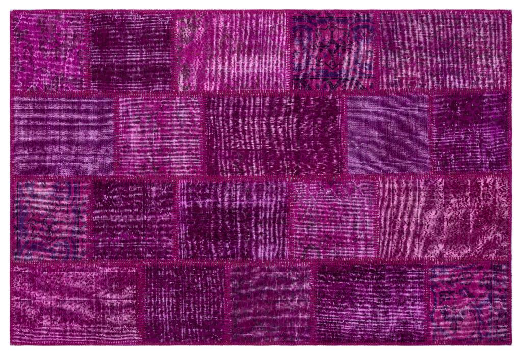 Apex Patchwork Carpet Fuchsia 26703 120 x 180 cm