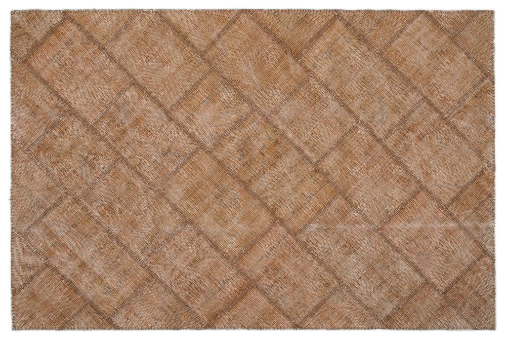 Apex Patchwork Carpet Brown 21007 154 x 230 cm