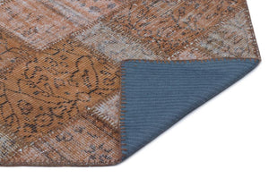 Apex patchwork carpet brown 21332 80 x 153 cm