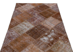 Apex Patchwork Halı Kahve 22240 120 x 180 cm
