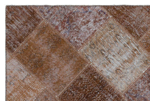 Apex Patchwork Halı Kahve 22240 120 x 180 cm