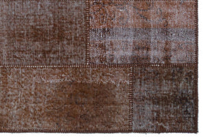 Apex Patchwork Carpet Brown 22377 120 x 180 cm