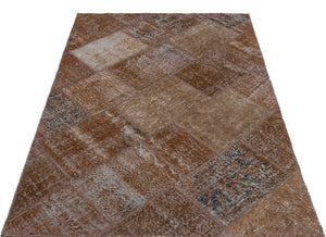 Apex Patchwork Halı Kahve 22391 120 x 180 cm