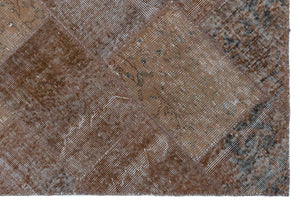 Apex Patchwork Halı Kahve 22391 120 x 180 cm