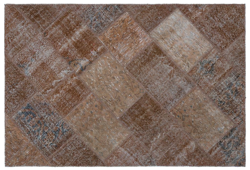 Apex Patchwork Carpet Brown 22391 120 x 180 cm