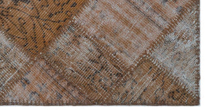 Apex Patchwork Carpet Brown 24717 80 x 150 cm