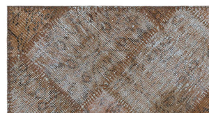 Apex Patchwork Carpet Brown 24717 80 x 150 cm