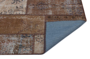 Apex Patchwork Halı Kahve 25048 80 x 150 cm