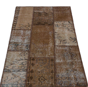 Apex Patchwork Halı Kahve 25048 80 x 150 cm