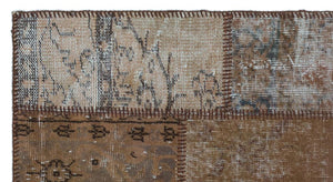 Apex Patchwork Halı Kahve 25048 80 x 150 cm