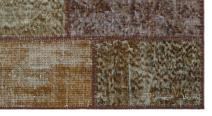 Apex patchwork carpet brown 26108 80 x 150 cm