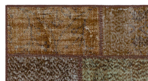 Apex patchwork carpet brown 26108 80 x 150 cm