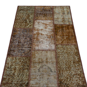 Apex Patchwork Halı Kahve 26137 80 x 150 cm