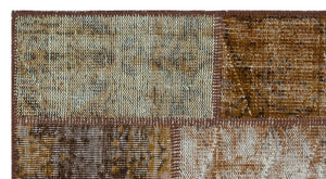 Apex Patchwork Halı Kahve 26137 80 x 150 cm