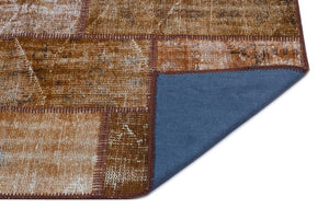 Apex patchwork carpet brown 26139 80 x 150 cm