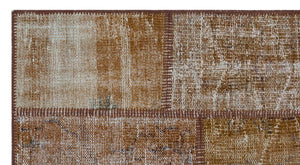 Apex patchwork carpet brown 26139 80 x 150 cm